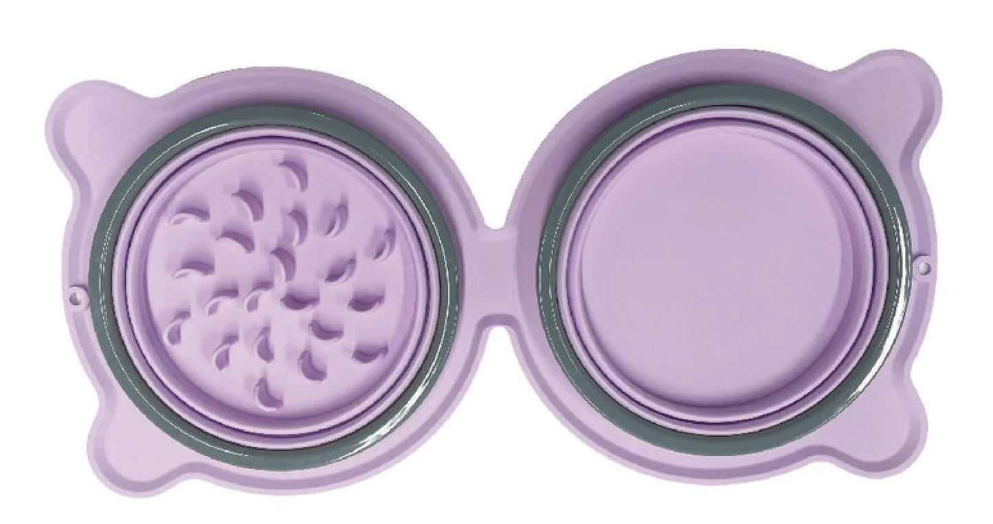 Foldable Silicone Pet Travel Bowl