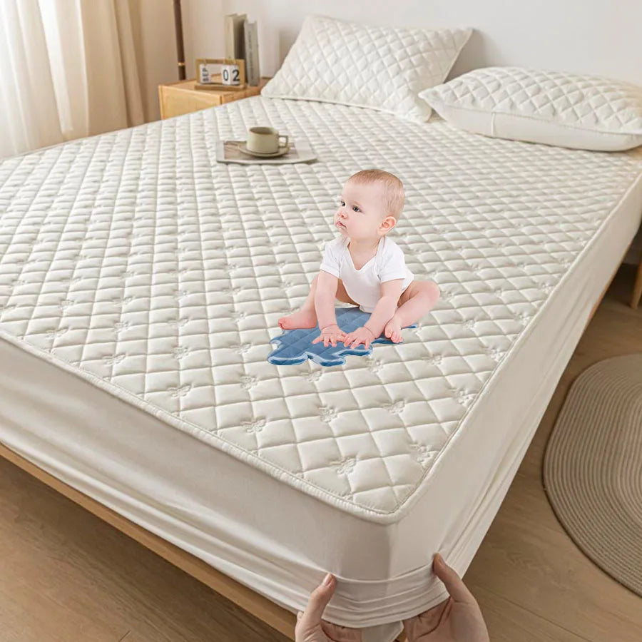 3D Waterproof Quilted Mattress Protector