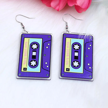 Vintage 90's Tape Earrings