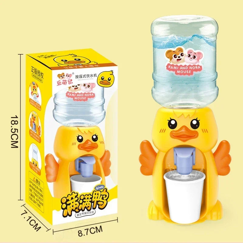 Cartoon Mini Water Cooler with Cup & Bottle