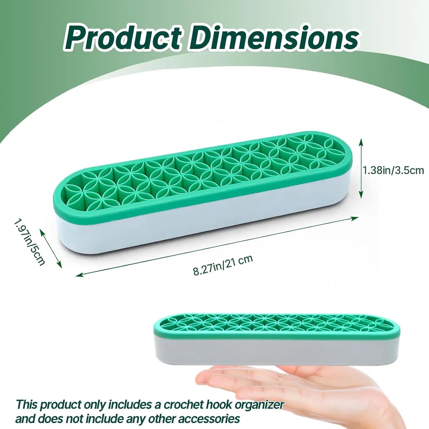Silicone Crochet Hook & Multi-Tool Organizer Holder