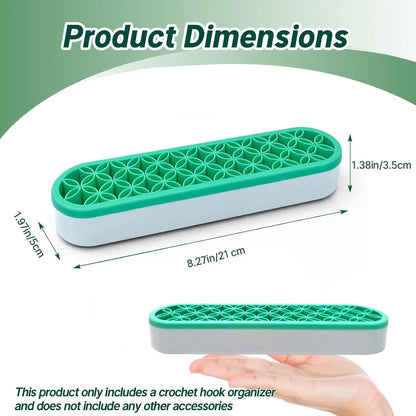 Silicone Crochet Hook & Multi-Tool Organizer Holder