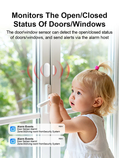 Tuya Security Alarm Kit with Touch Screen & Sensors