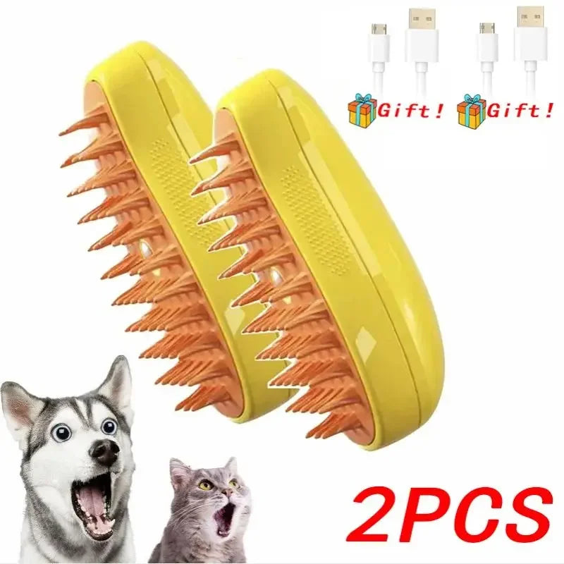 3-in-1 Pet Steam Brush