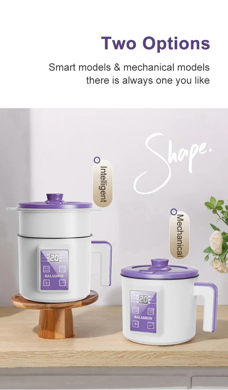 Mini Rice Cooker Steamer