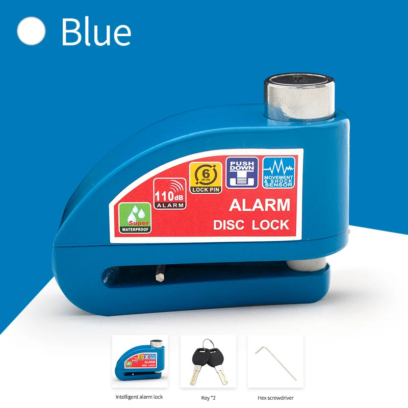 Motorcycle Disc Brake Alarm Lock