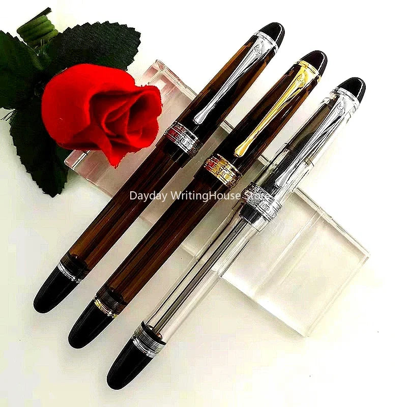 Smooth Filling Fountain Pen Acrylic Transparent