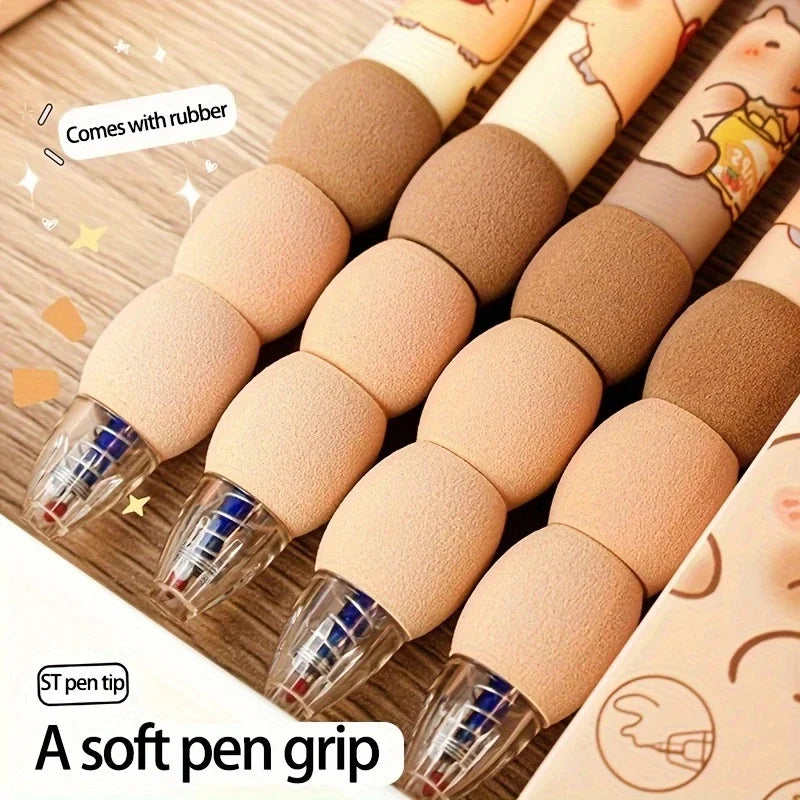 Capybara Erasable Gel Pen Set