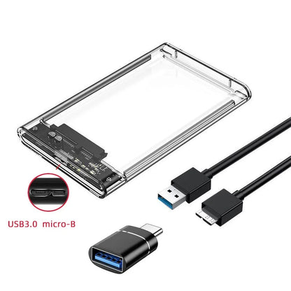 Transparent 2.5” SATA HDD & SSD Enclosure