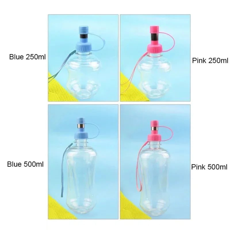 Portable Pet Water Bottle with Built-In Drinking Bowl