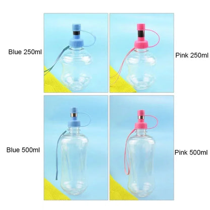 Portable Pet Water Bottle with Built-In Drinking Bowl
