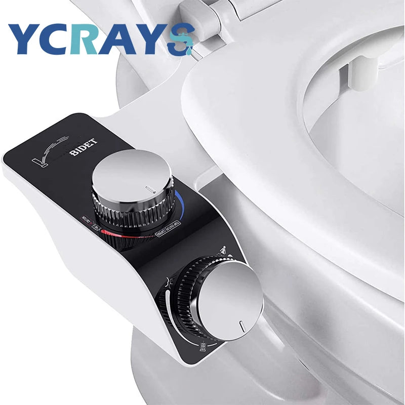 Dual Nozzle Bidet Toilet Seat Attachment