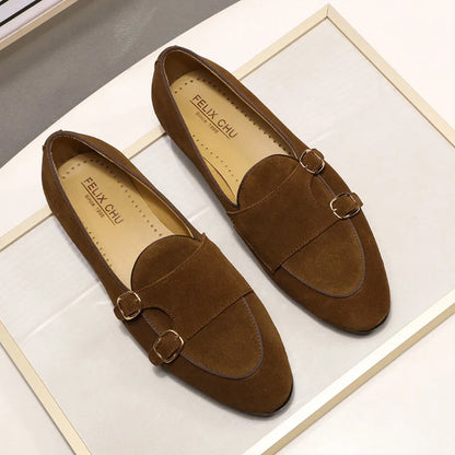 Suede Leather Mens Loafers