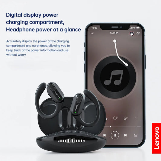 Lenovo XT80 Bluetooth 5.3 Sports Earbuds with Charging Case