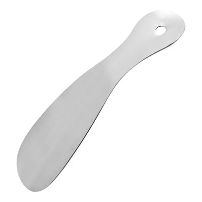 Stainless Steel Shoe Horn with Leather Handle