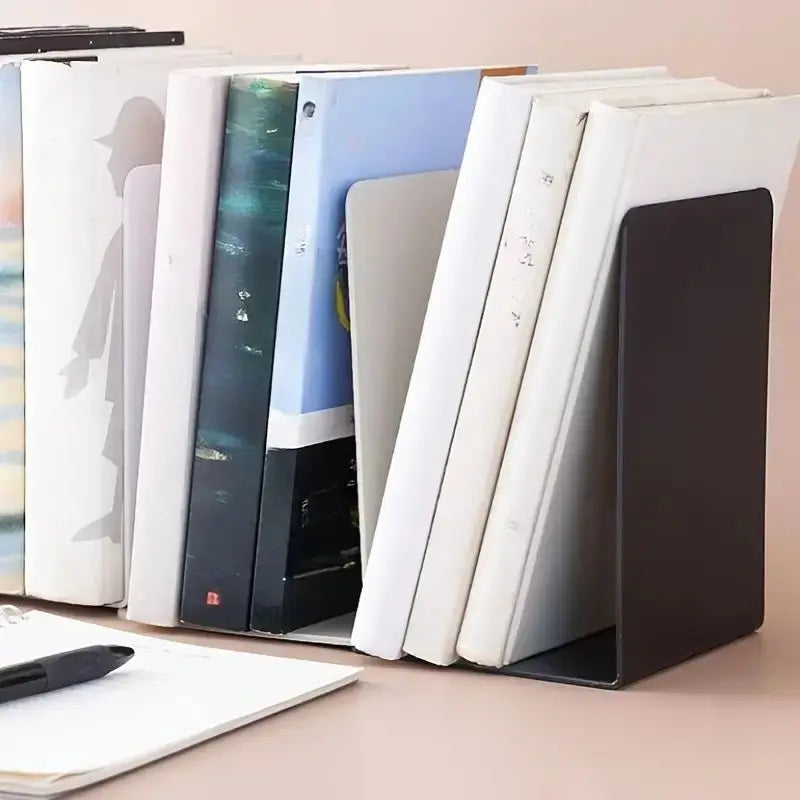 Clear Acrylic Bookends Set