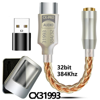 USB TypeC Digital Audio Cable For iPhone iOS Adapter