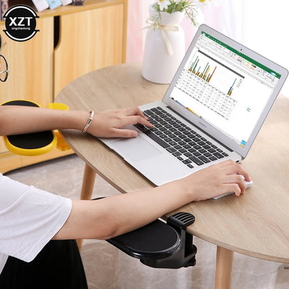 Rotating Computer Arm Rest Pad Ergonomic Desk Support