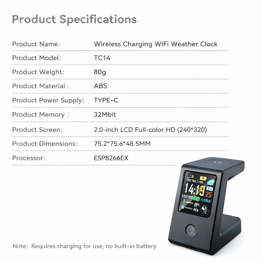 Smart WiFi Weather Station Clock