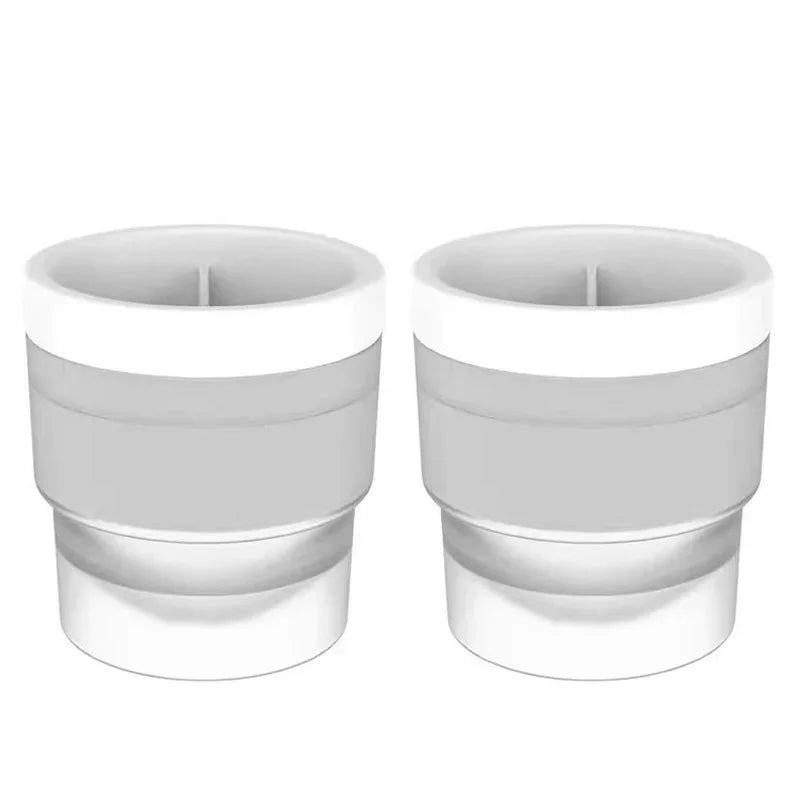 Reusable Round Ice Ball Mold for Whiskey, Cocktails & Chilled Drinks