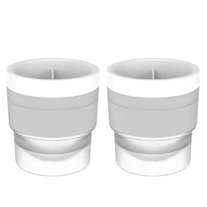 Reusable Round Ice Ball Mold for Whiskey, Cocktails & Chilled Drinks
