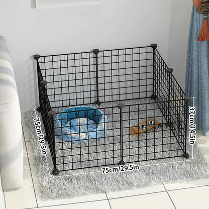 Modular Wire Pet Playpen & Indoor Dog Enclosure