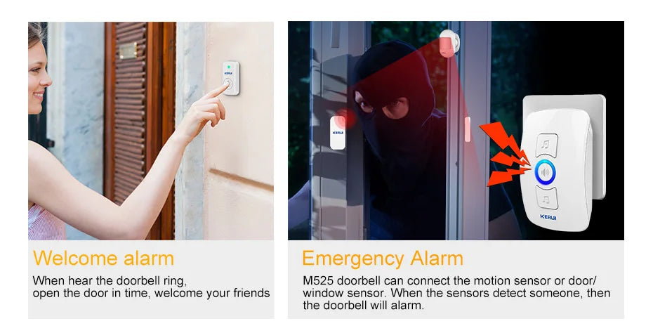 Wireless Waterproof Doorbell