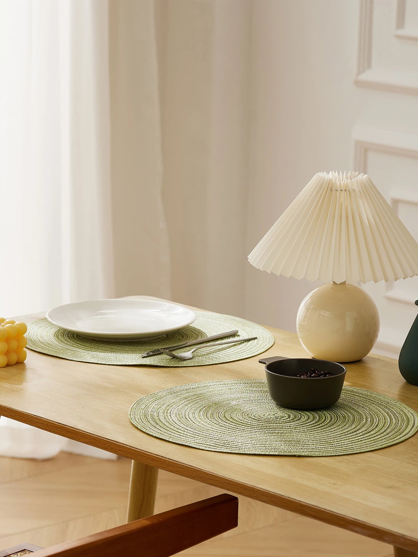 Round Woven Braided Placemats