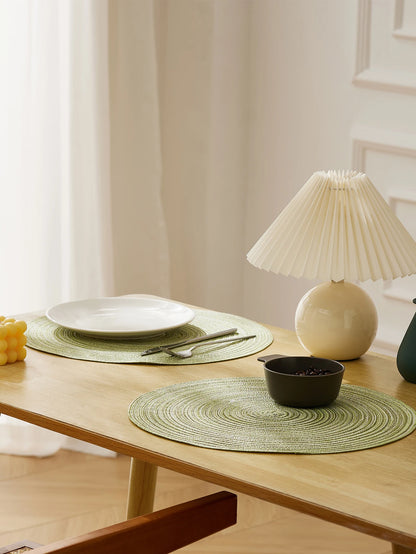 Round Woven Braided Placemats