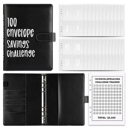 100 Envelope Savings Challenge Binder