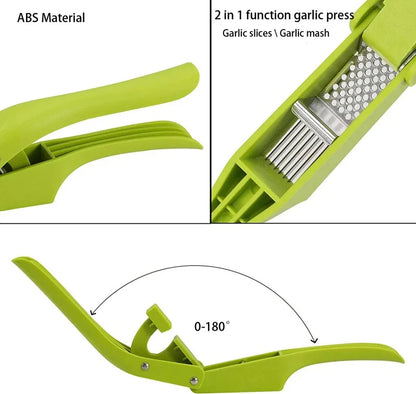 2-in-1 Multifunctional Garlic Press