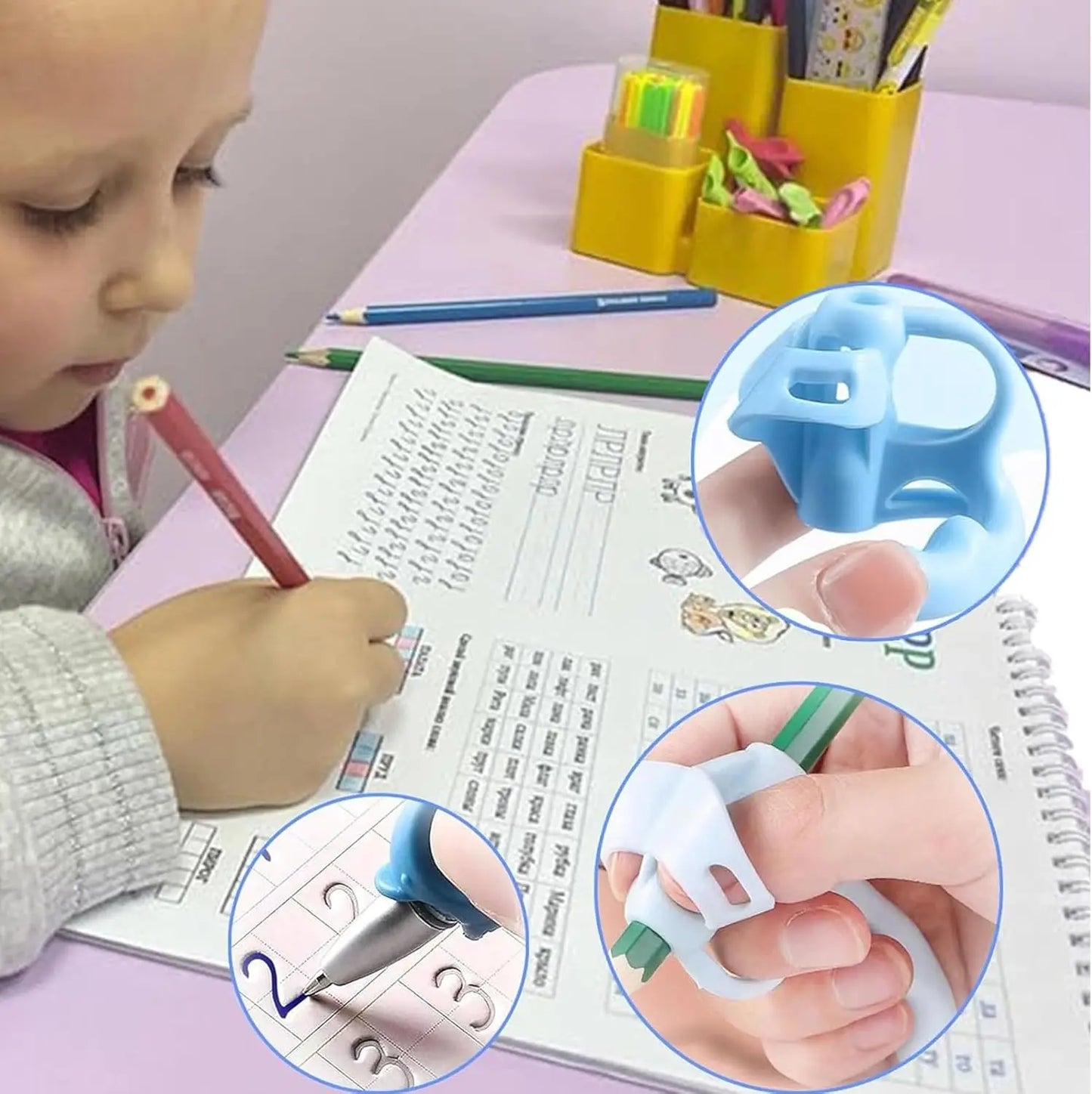 Silicone Pencil Grip Set