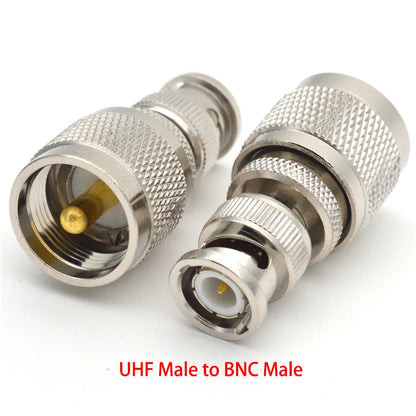 BNC to UHF RF Coaxial Adapter