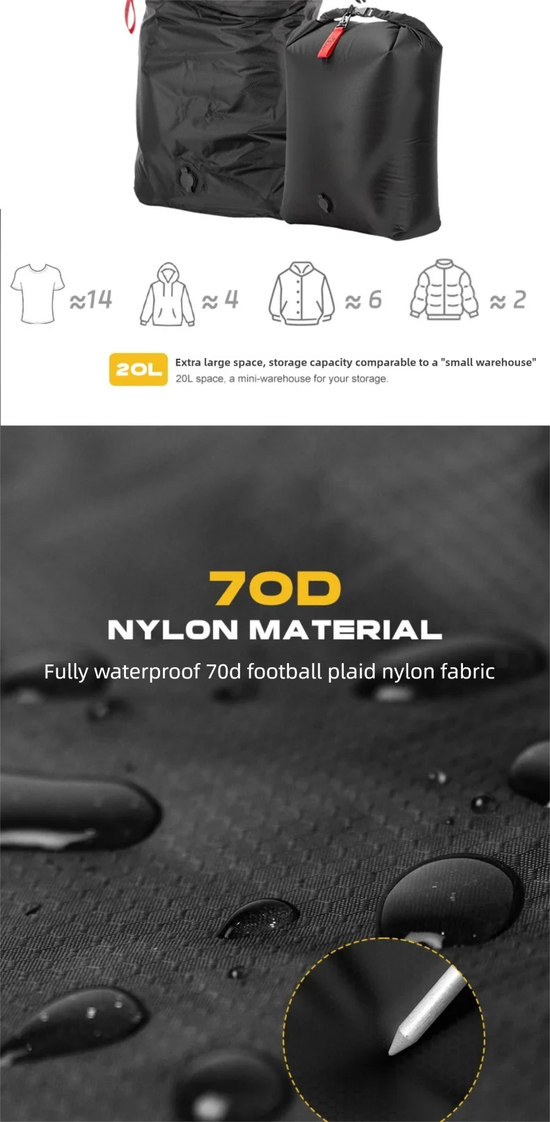 Vacuum Compression Travel Storage Bag