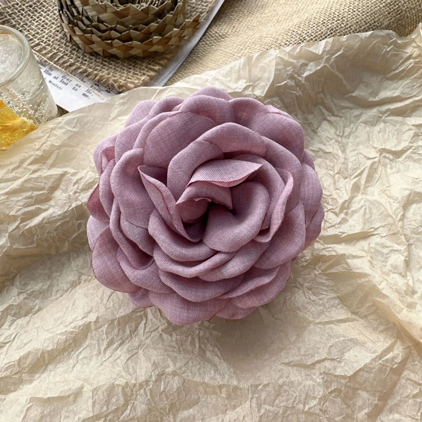 Rose Flower Hair Clip for Women