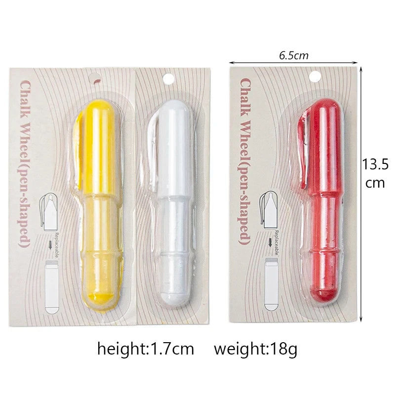 Erasable Fabric Chalk Pencil for Sewing & Tailoring