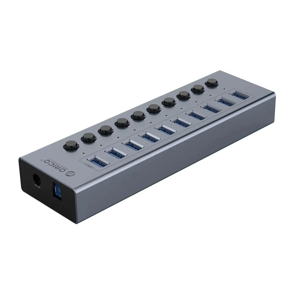 Multi-Port USB 3.0 Data Hub & Power Adapter for PC and Laptop