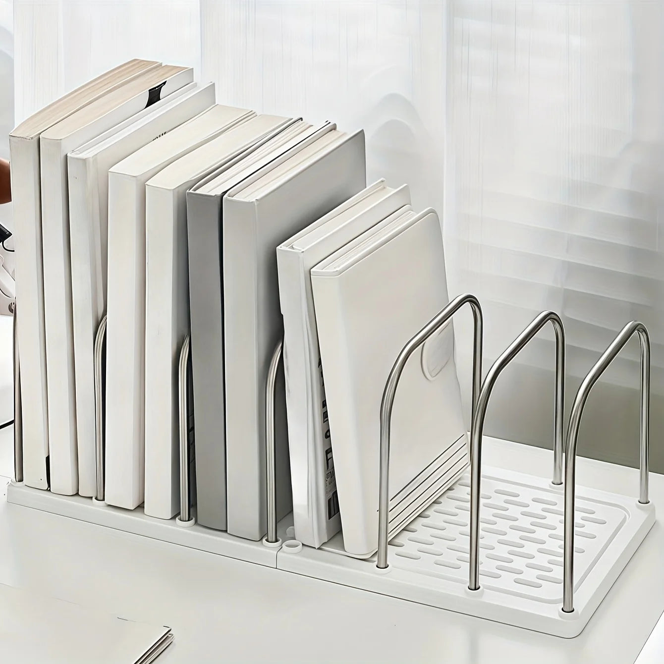 Minimalist Desktop File Organizer Rack
