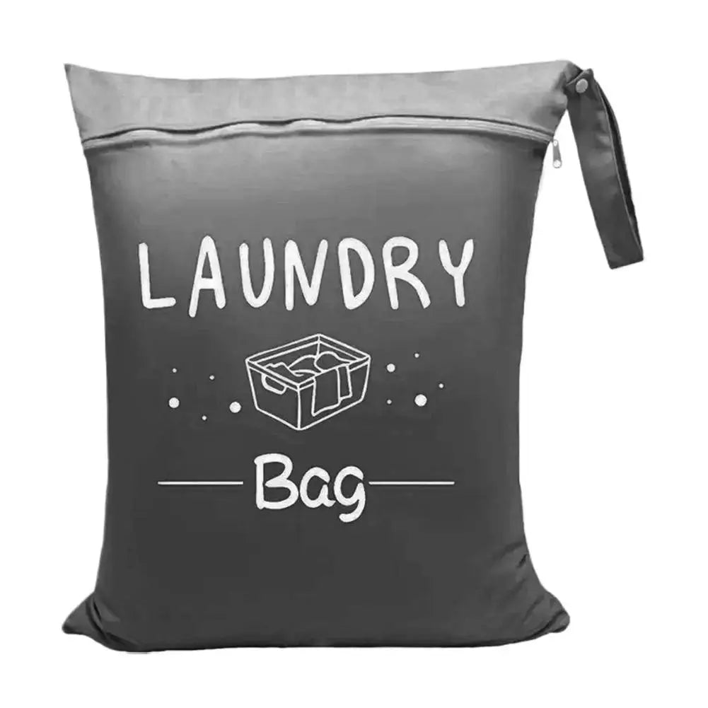 Waterproof Travel Laundry Bag with Hanging Strap