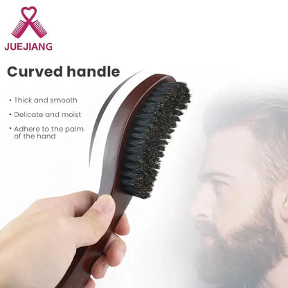 MJ Beard Brush with Boar & Nylon Bristles