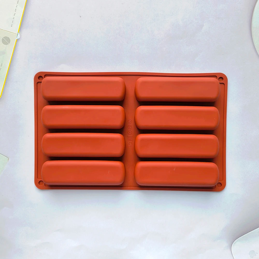 8-Cavity Silicone 3D Cake Mold