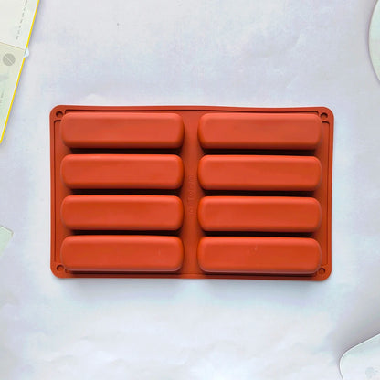 8-Cavity Silicone 3D Cake Mold