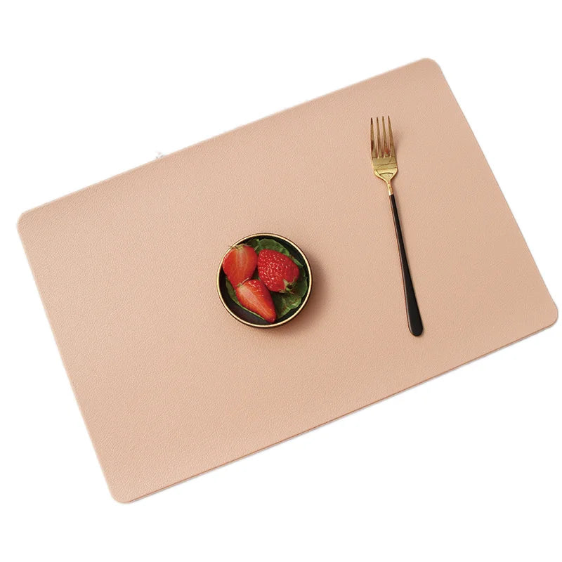 PU Leather Waterproof Dining Placemat
