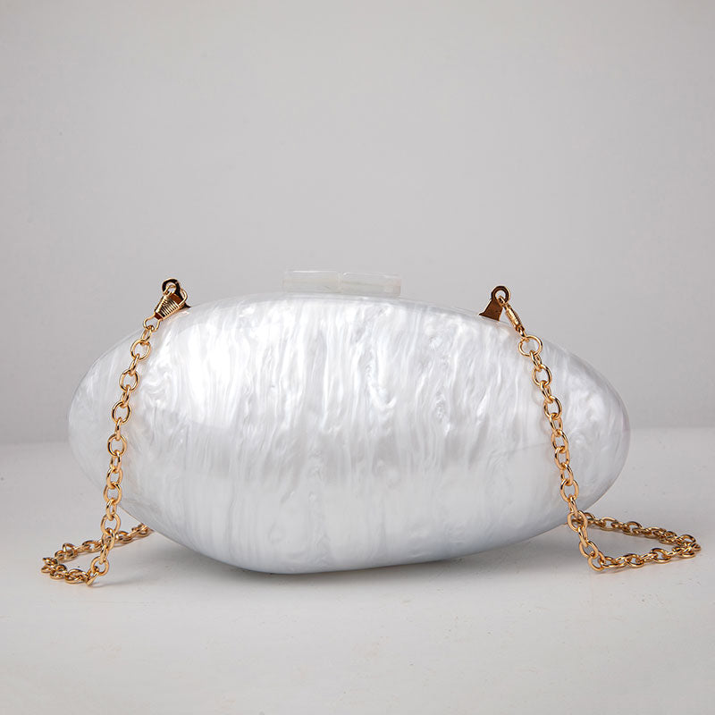 Pearl Acrylic Evening Bag