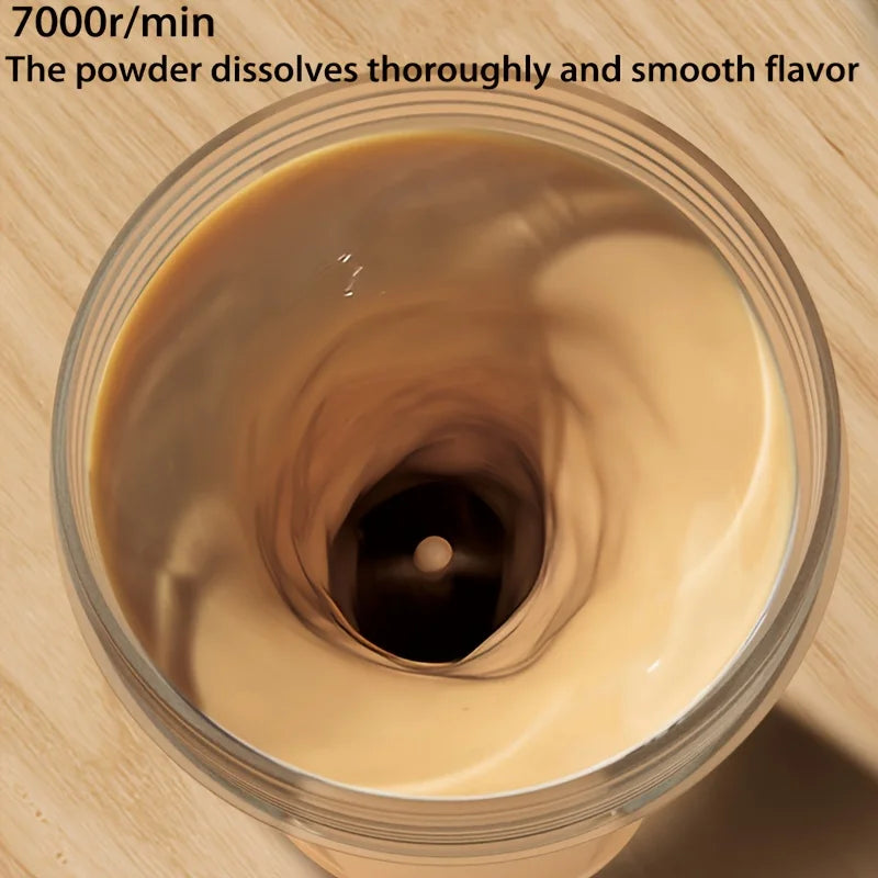 450ml USB Rechargeable Electric Protein Shaker Bottle