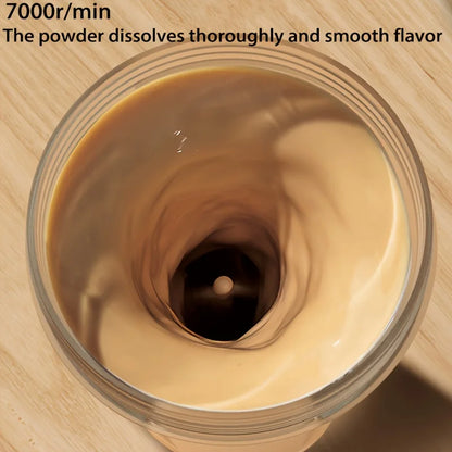 450ml USB Rechargeable Electric Protein Shaker Bottle