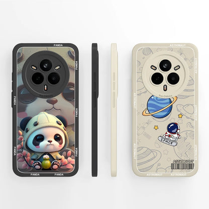 Cute Floral Silicone Case for Realme 14 Pro Series