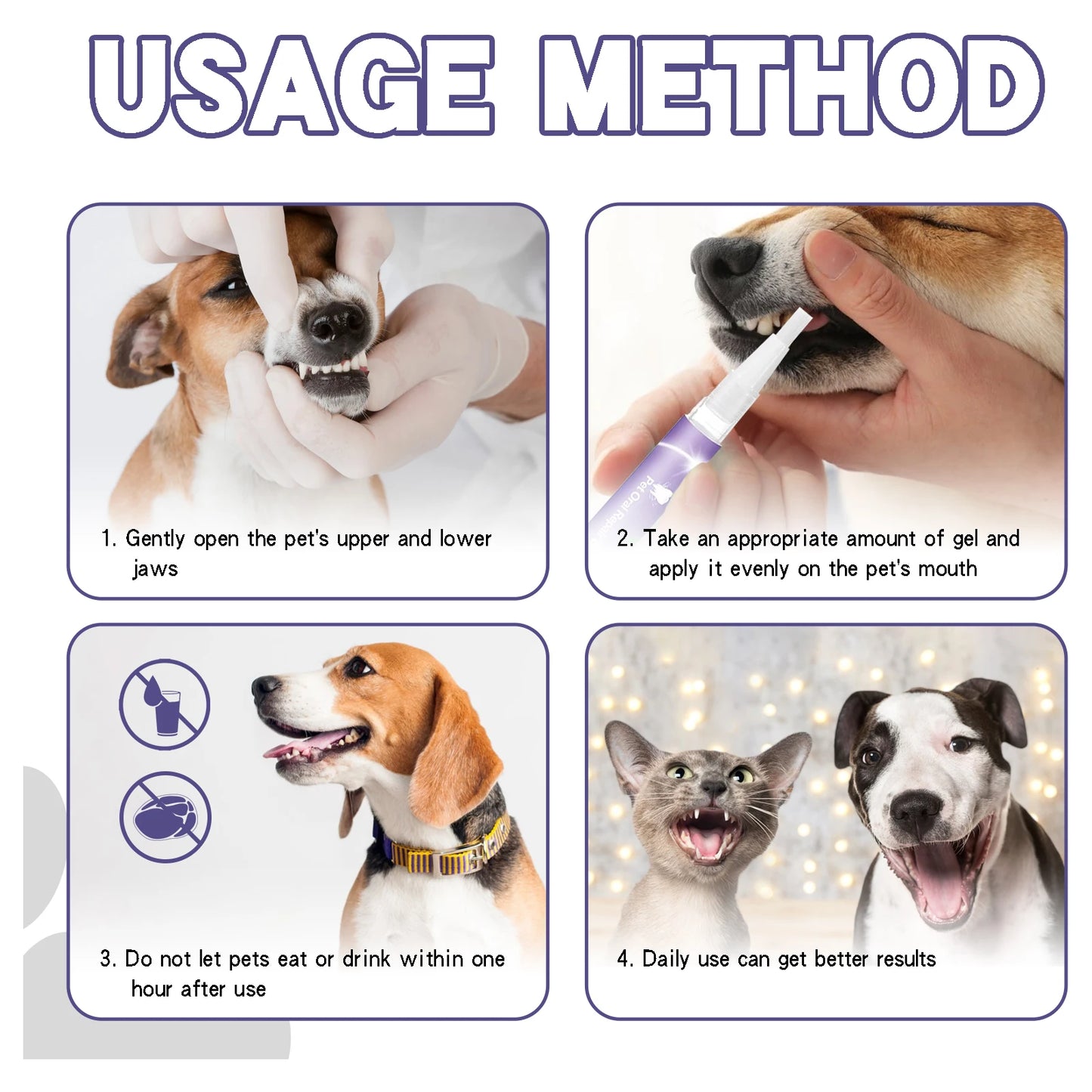 Pet Dental Care Gel Pen for Dogs & Cats