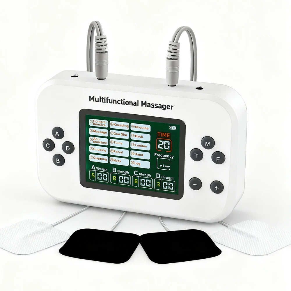 4-in-1 Rechargeable EMS & TENS Muscle Stimulator