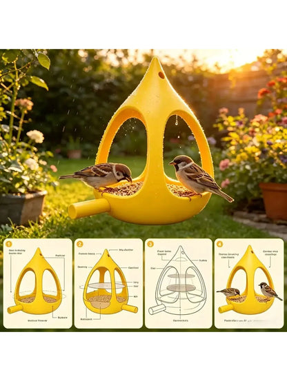 Spherical Hanging Bird Feeder